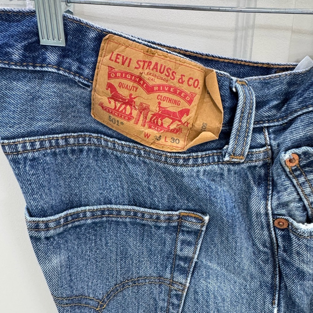 Levi's 501 Blue Denim Jeans